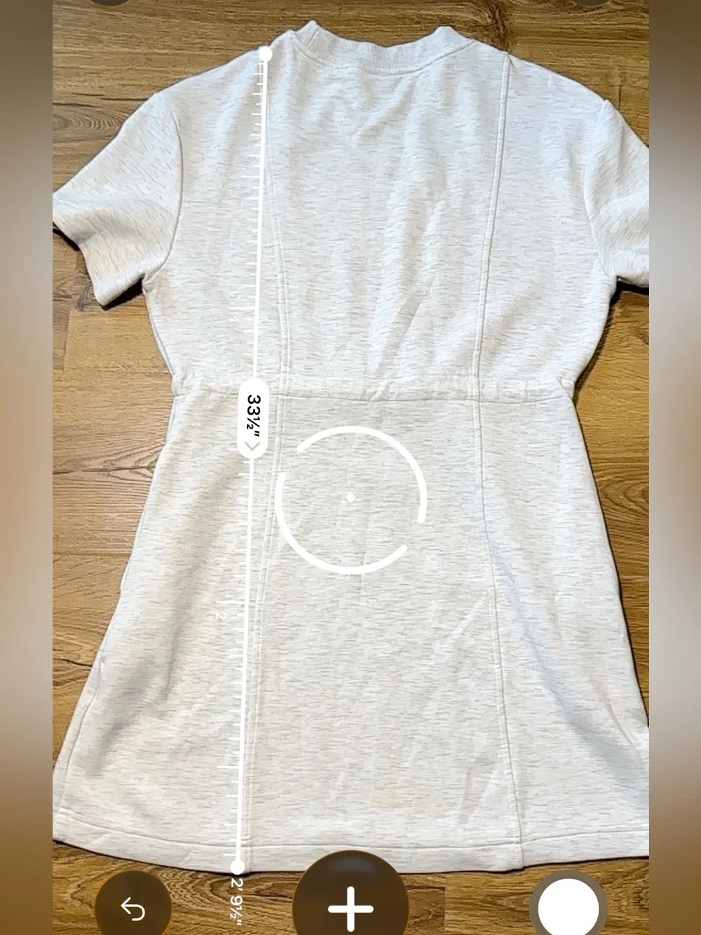 Varley DoubleSoft Maple Dress Ivory Marl Small - Picture 14 of 15